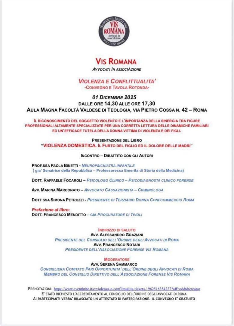 Convegno e tavola rotonda, 
